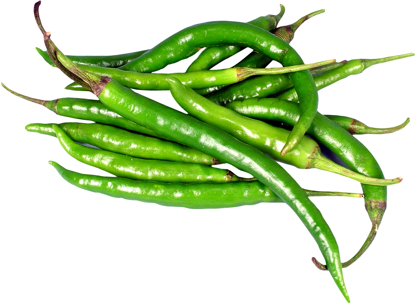 Green Chili Peppers Png Image - Chilli Green (1470x1095), Png Download