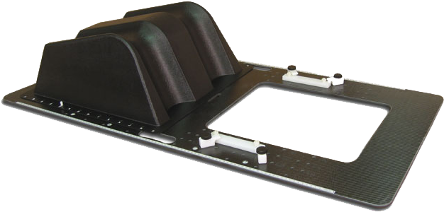 The Qfix® Carbon Fiber Pelvis System Uses The Widely - Carbon Fibers (650x362), Png Download