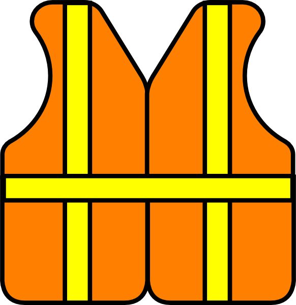 Graphic Library Library Construction Vest Clip Art - Construction Vest Clipart (582x600), Png Download