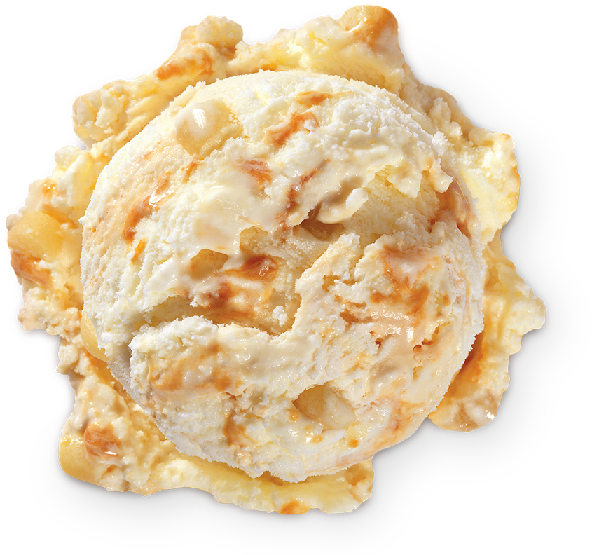 Homemade Brand Butterscotch Cookie Ice Cream Scoop - Butterscotch Ice Cream Cookies (900x826), Png Download