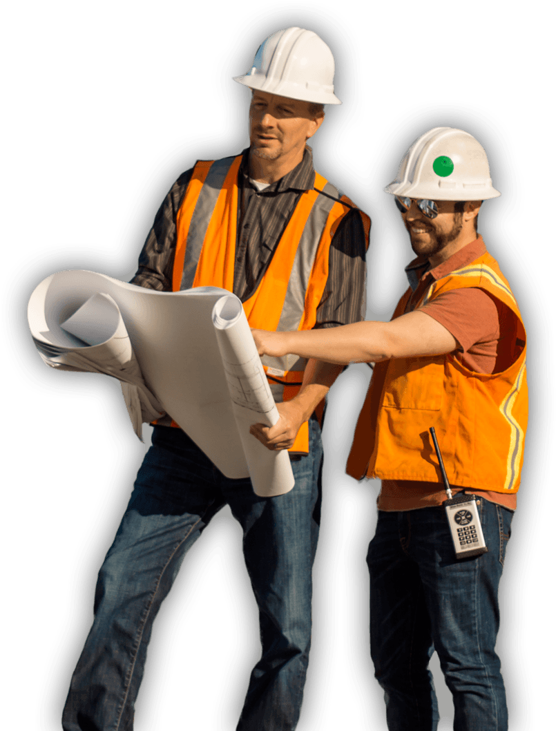 Teamwork Is The Key To Our Success - Construction Worker (859x1080), Png Download