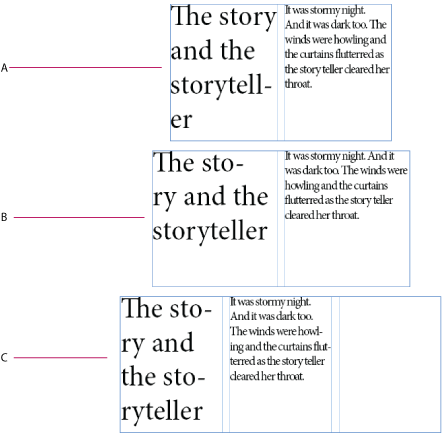 Flexible Width Columns - Text Frame Indesign (442x435), Png Download