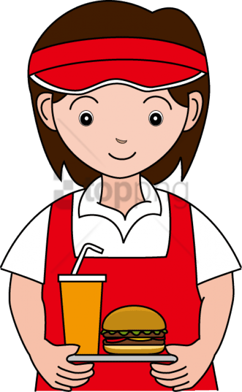 Clipart Library Stock Food - Anunt Angajare Model Fast Food (391x633), Png Download