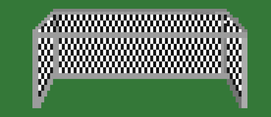 Pixel Soccer Goal - Pixel Art Goal (920x400), Png Download