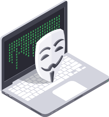 Hacker - Hacker Laptop Png (374x400), Png Download