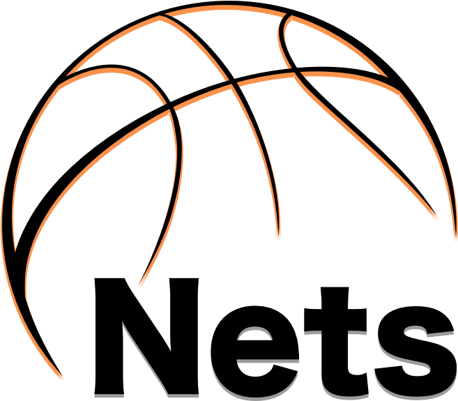 The Brooklyn Nets - Vector Basketball (812x717), Png Download