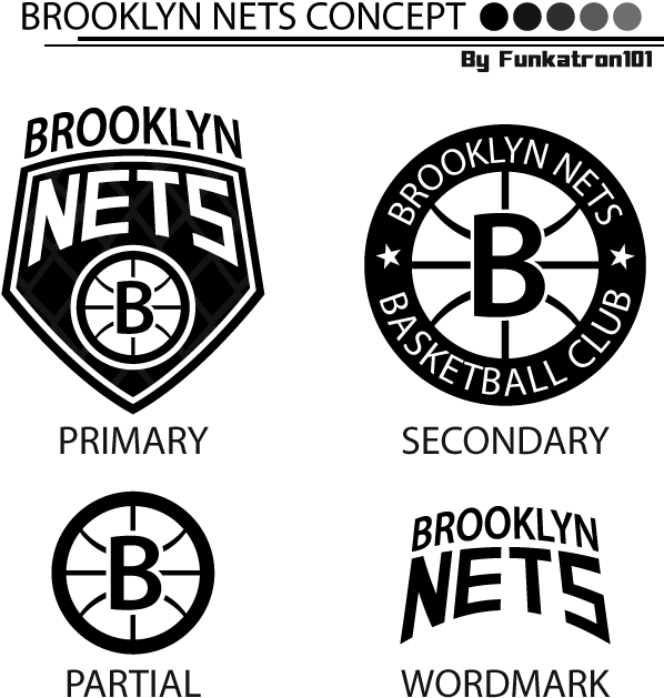 Brooklyn Nets Logo Circle / The Brooklyn Nets Logo On The Court Before
