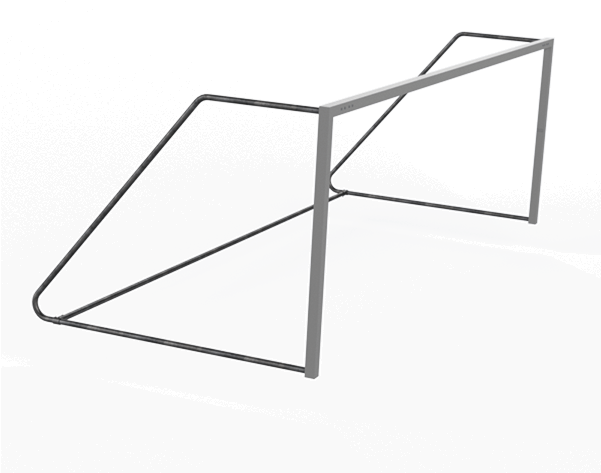 Heavy-duty Ncaa Regulation Goal - Monochrome (600x600), Png Download