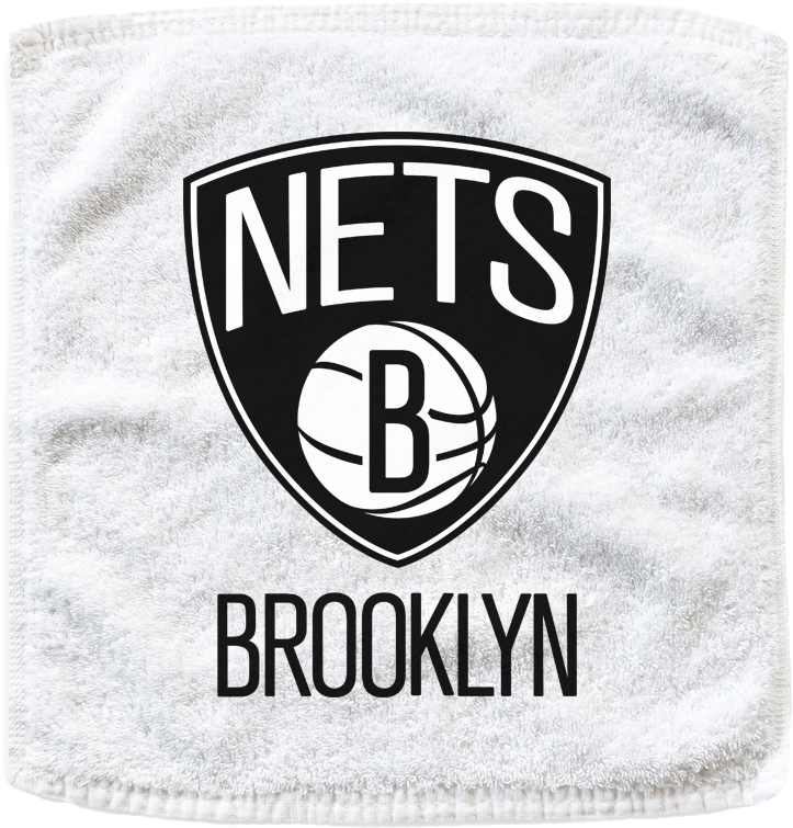 Custom Brooklyn Nets Basketball Rally Towels - New Jersey Nets Nba Decal (1200x800), Png Download