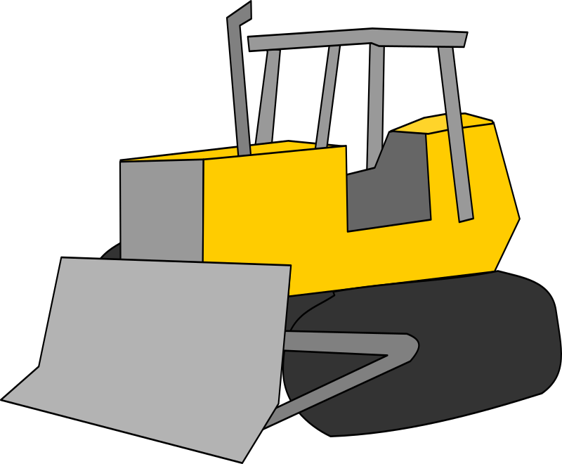 Caterpillar D9 Bulldozer Excavator Heavy Machinery - Bulldozer Clipart (412x340), Png Download