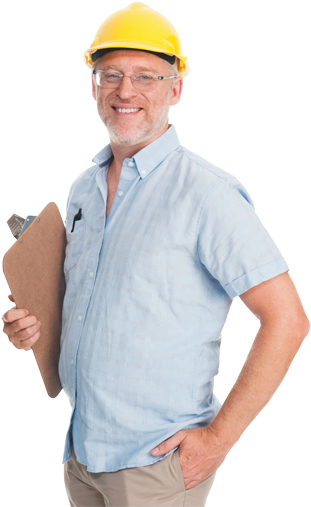 Man - Hard Hat (350x526), Png Download