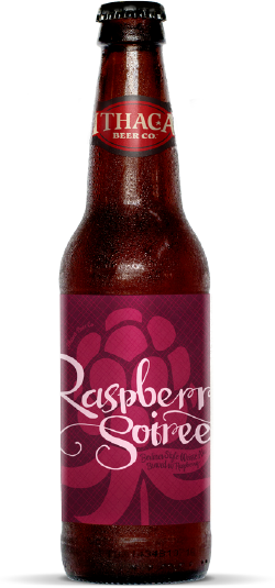 Bottle Raspberry Soiree - Glass Bottle (250x535), Png Download