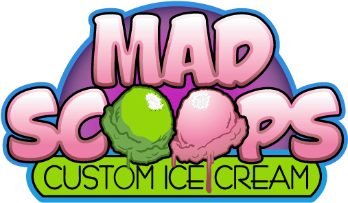 Mad Scoops Logo - Mad Scoops (520x321), Png Download