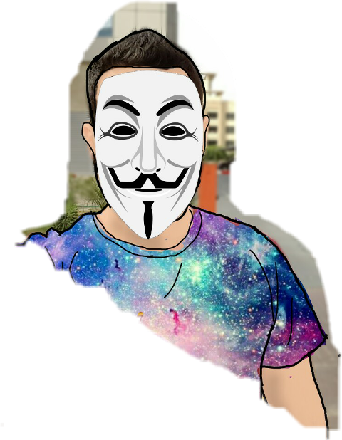 Guy Fawkes Mask (480x618), Png Download