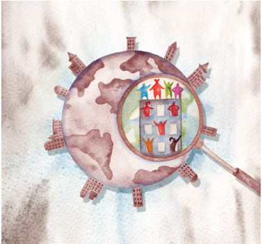 The Challenges And Opportunities For Human Resource - Painting (537x350), Png Download