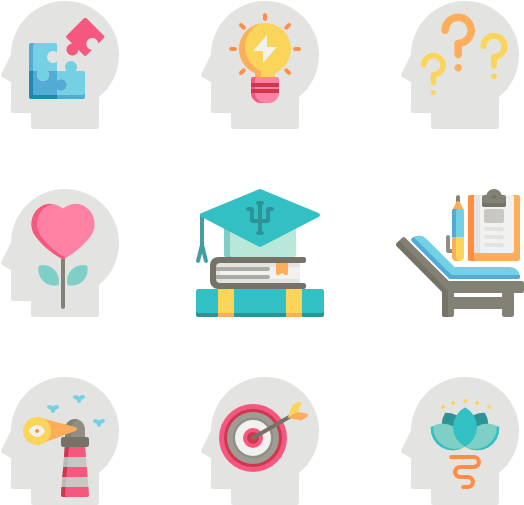 Psychology - Motivation Icons (600x564), Png Download