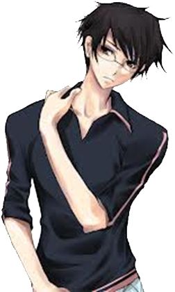 Anime Boy Png Image - Ouran Highschool Host Club Kyoya Fan Art (420x420), Png Download
