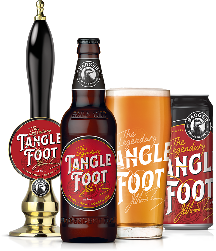 The Legendary Tangle Foot - Badger Beers (726x844), Png Download