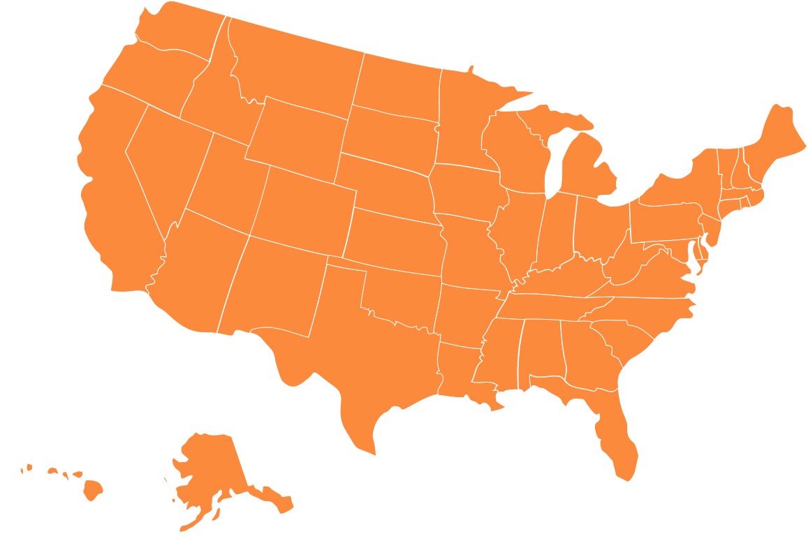 United States - Northwest Front Map (1157x798), Png Download