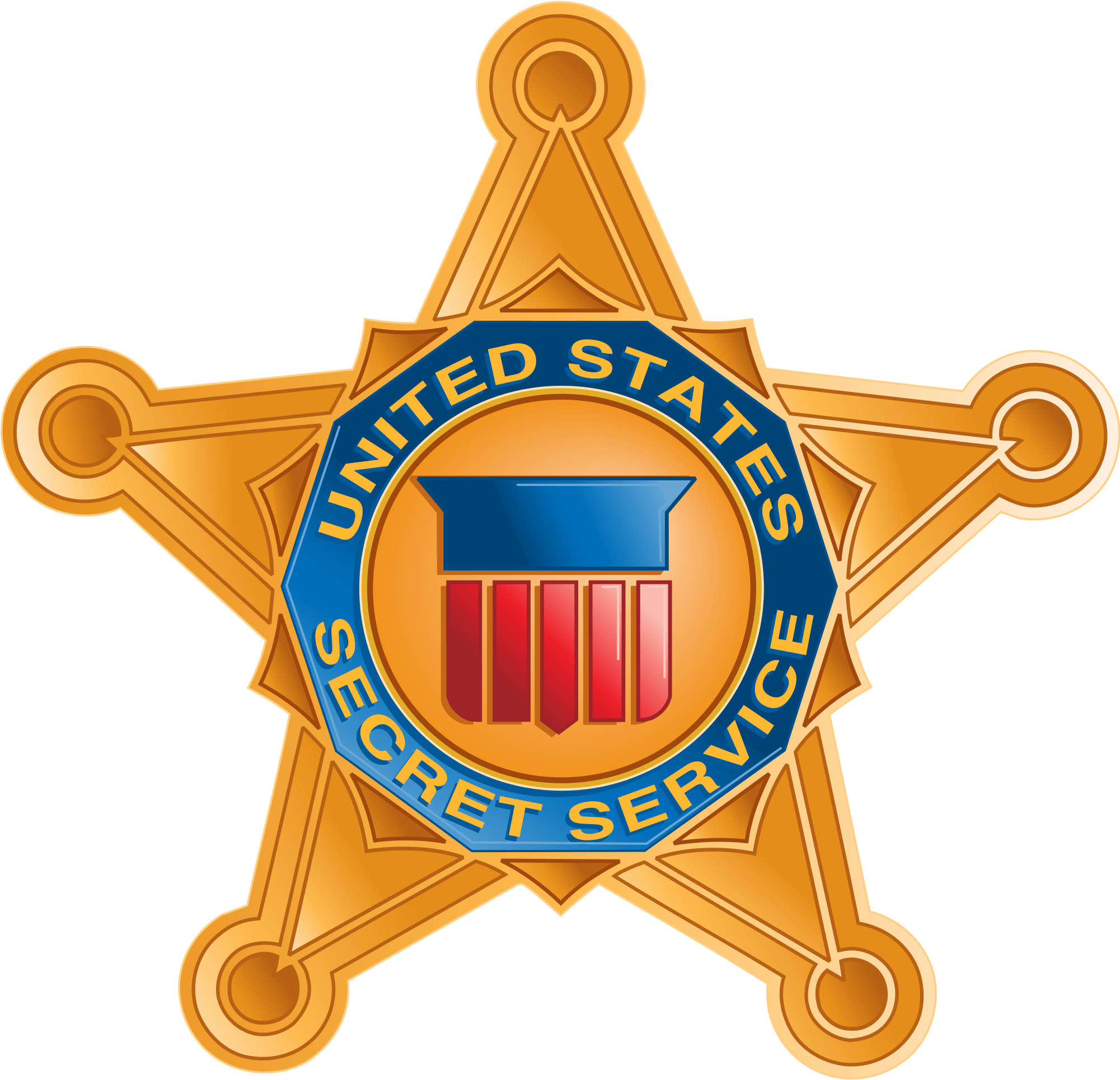 United States Secret Service - Us Secret Service Star (640x629), Png Download