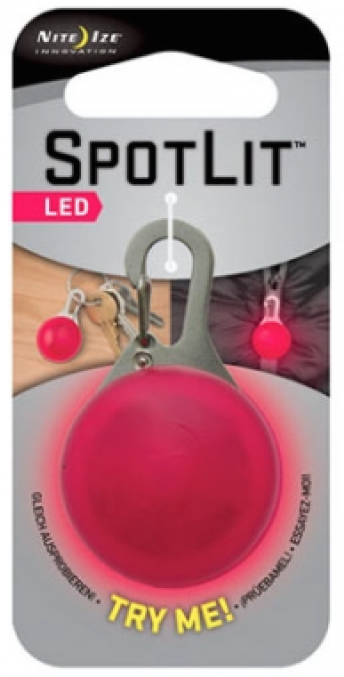 Spotlit Led Safety Flasher Pink (540x676), Png Download