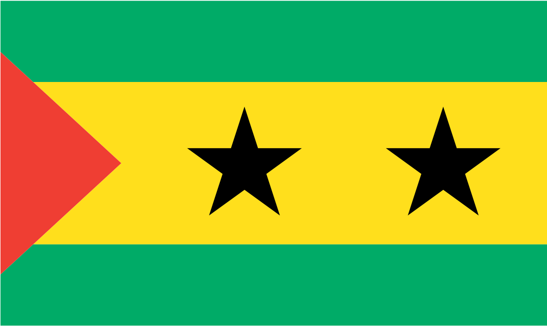 Sao Tome And Principe Flag (1111x1438), Png Download