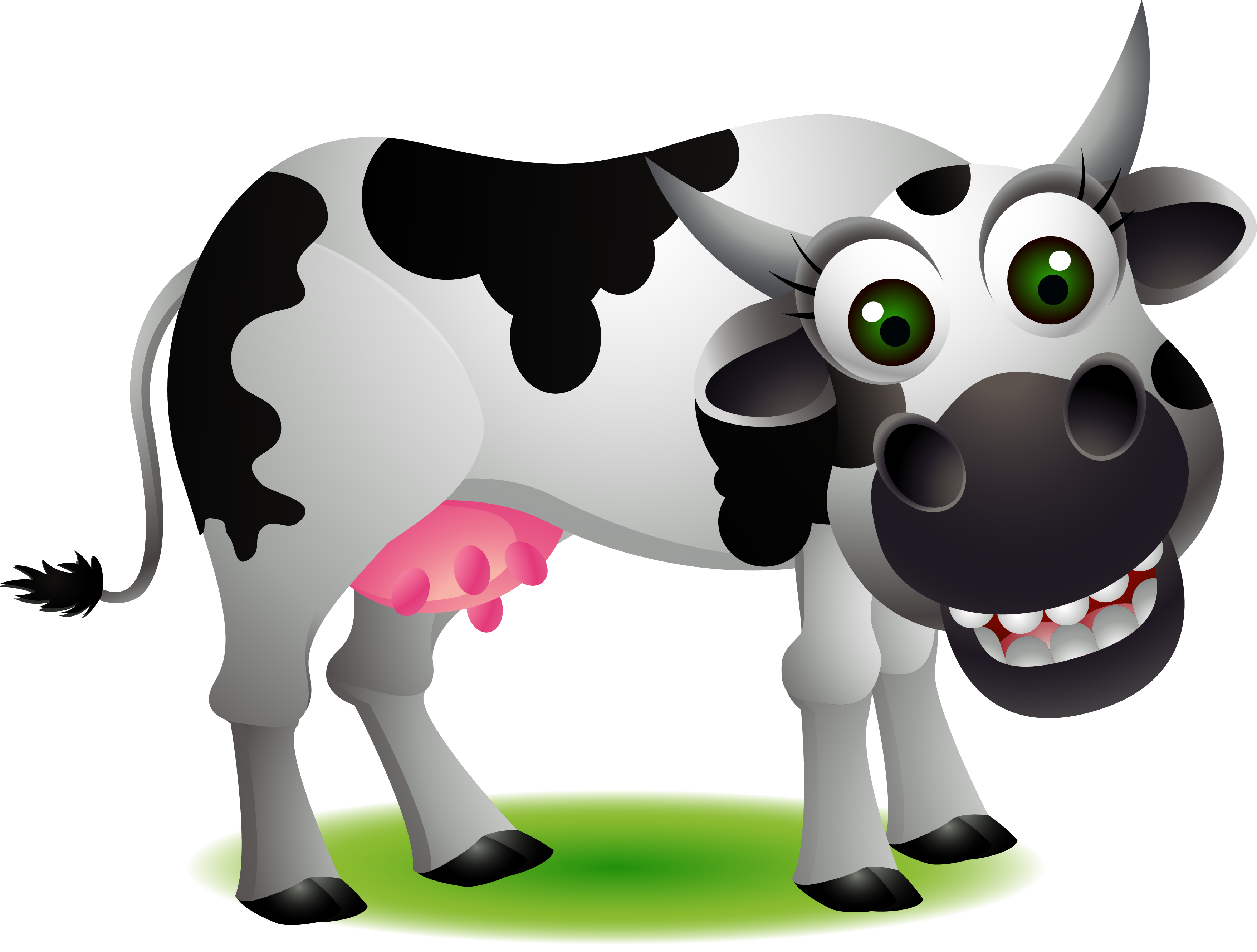 Holstein Friesian Cattle Jersey Cattle Drawing Illustration (3514x2662), Png Download