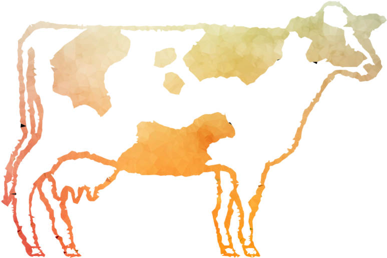 Cow Clip Art Clipart Baka Taurine Cattle Clip Art (900x900), Png Download