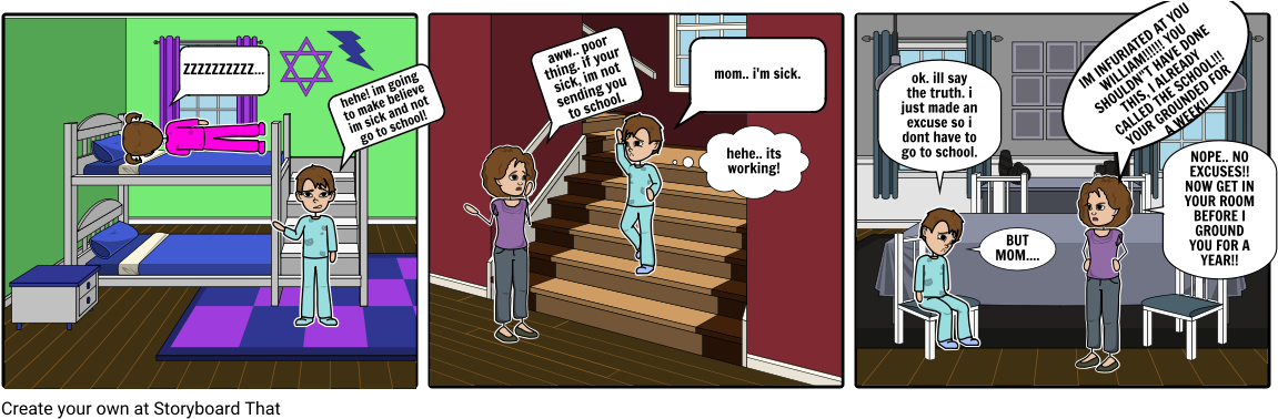 William Gets In Trouble (1164x385), Png Download