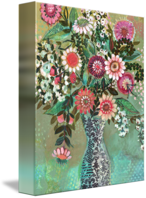 "wildflower Bouquet" By Carrie Tasman, Corvallis // (479x650), Png Download