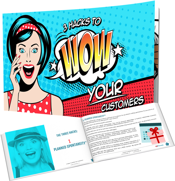 Get 3 Hacks To Wow Your Customers, Get More Word Of (600x619), Png Download