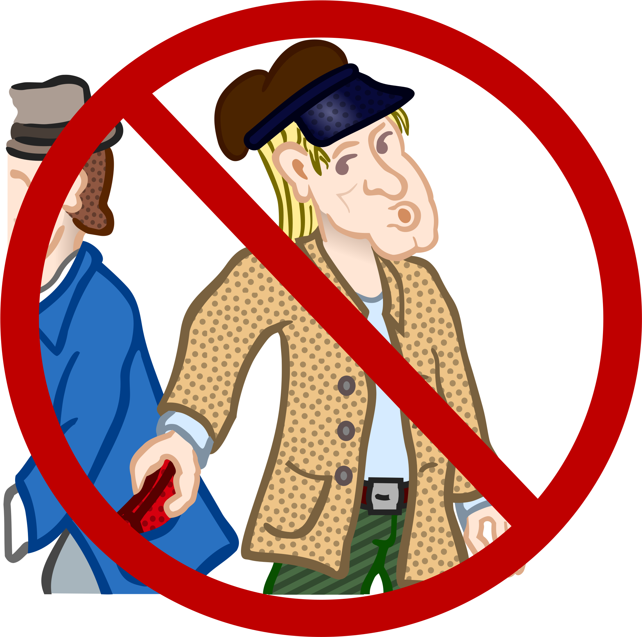 This Free Icons Png Design Of Thief Coloured No-logo (2400x2317), Png Download