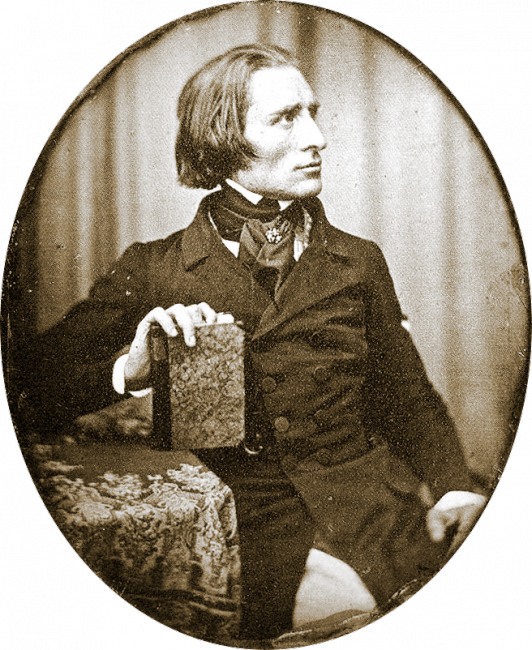 Franz Liszt Rockstar Of The 19th Century (532x650), Png Download