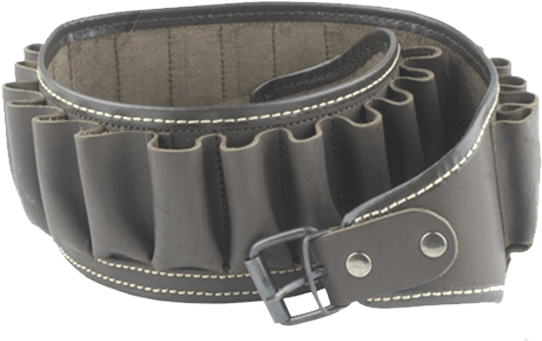 Western Leather Cartridge Belt (555x555), Png Download