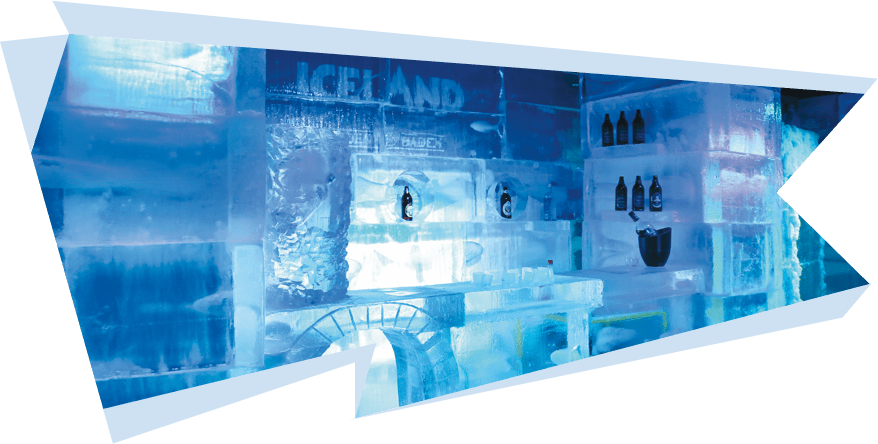 Balcão De Gelo No Iceland (878x444), Png Download