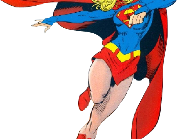 Supergirl Clipart Marvel (640x480), Png Download