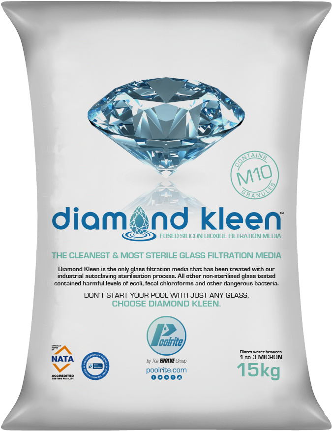 Diamond Kleen Glass Filtration Media (850x995), Png Download