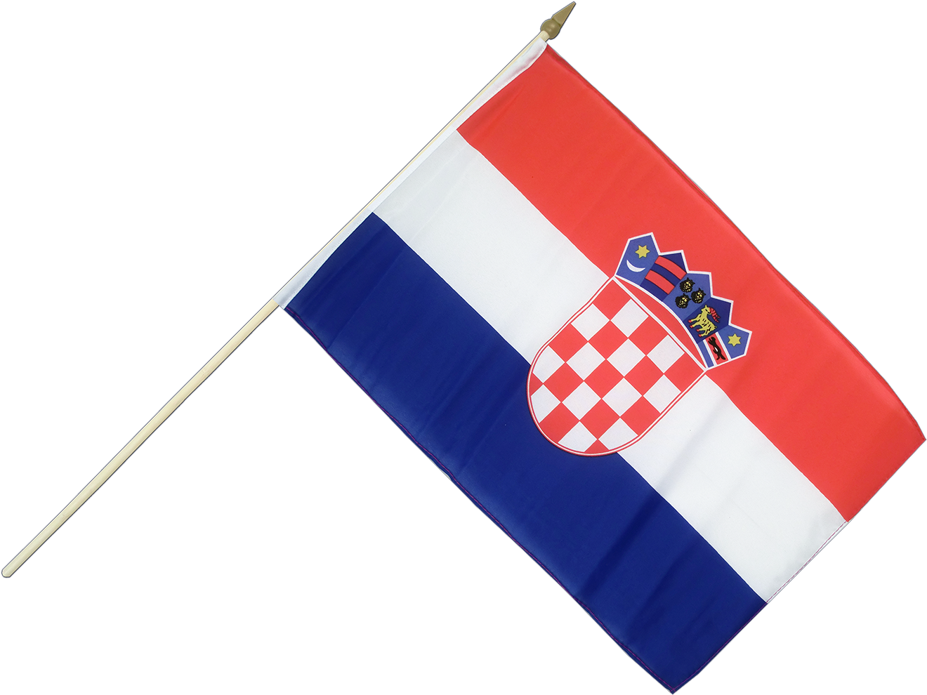 Stick Included For Flag-waving (1500x1260), Png Download