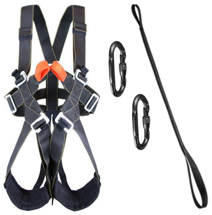 Sleadd Fortis Full Body Harness (725x735), Png Download