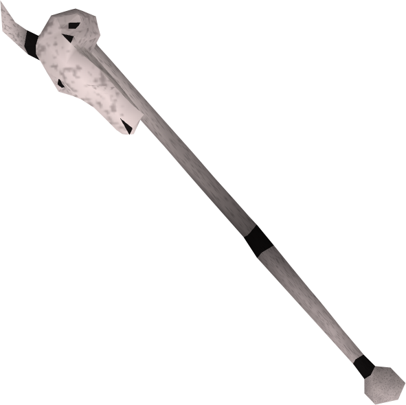 Skull Sceptre (591x590), Png Download