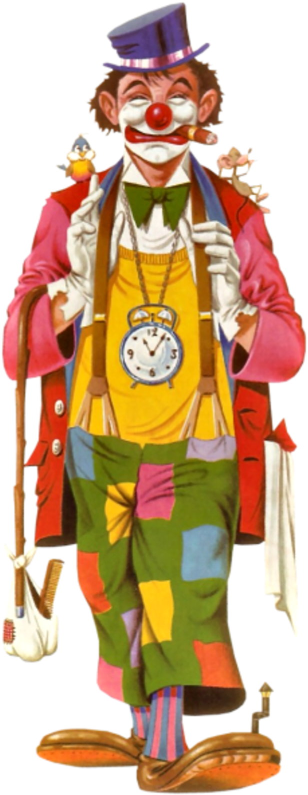 00-cgs3d Clown02mac Le Clown, Circus Clown, Circus (800x1610), Png Download