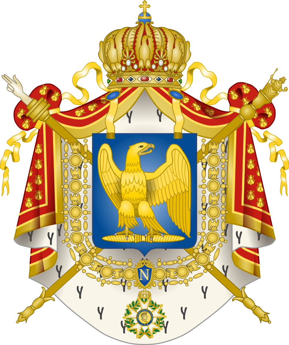 Coat Of Arms Second French Empire (1000x1192), Png Download