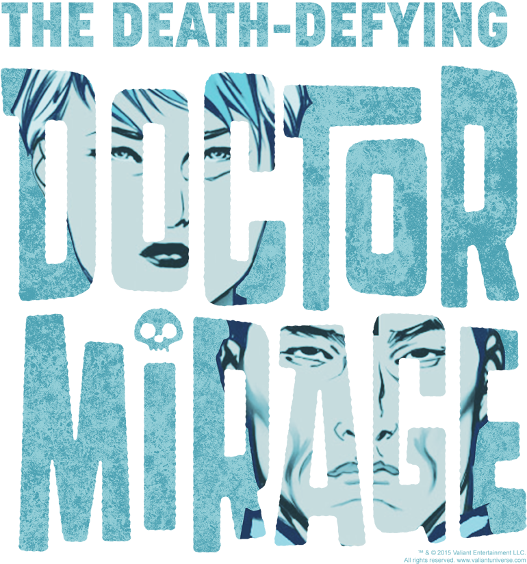Doctor Mirage Character Logo Men's Long Sleeve T-shirt (850x924), Png Download