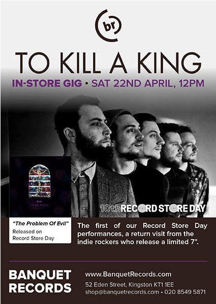 To Kill A King Saturday 22nd April At Banquet Records, (598x598), Png Download