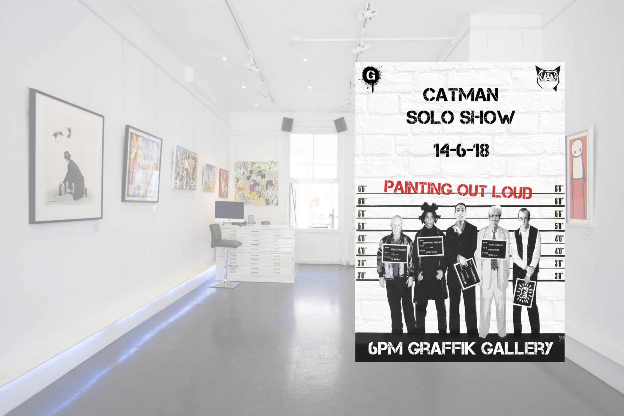 2 Graffik Gallery London Urban Street And Graffiti (2000x1333), Png Download