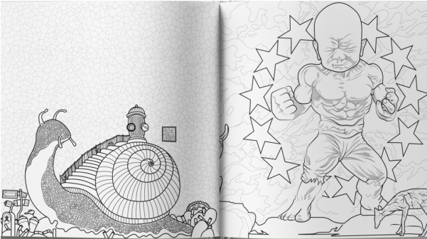 The Ultimate Street Art Coloring Book 8 (600x600), Png Download