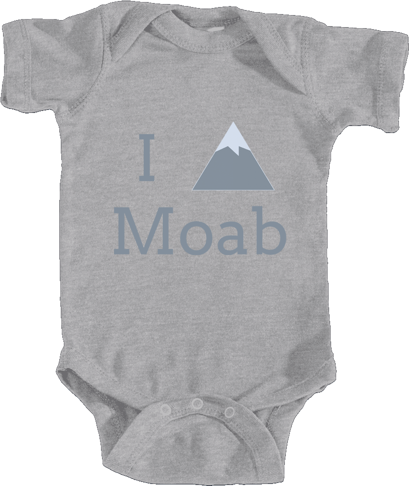 Moab, Utah I Heart/love Mountain (1000x1000), Png Download