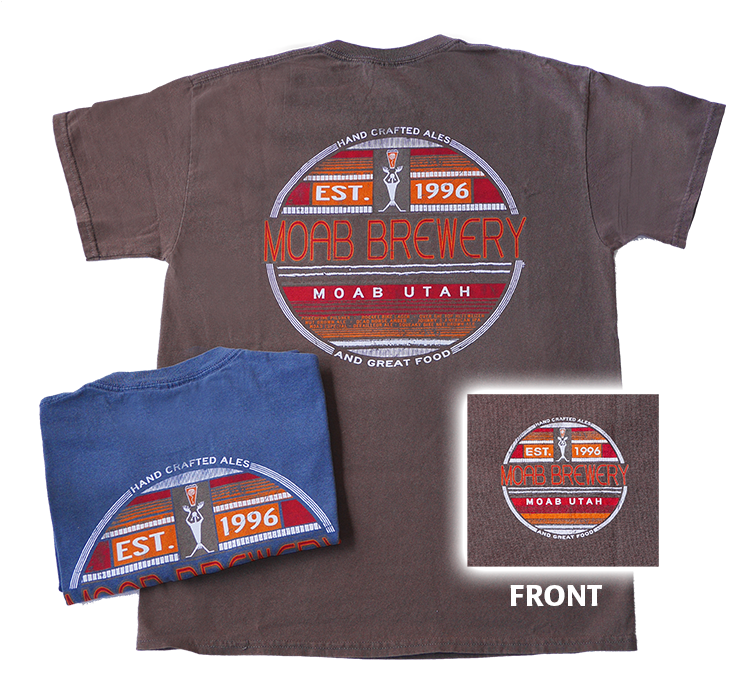 Moab Brewery Sediment T-shirt $18 (776x700), Png Download