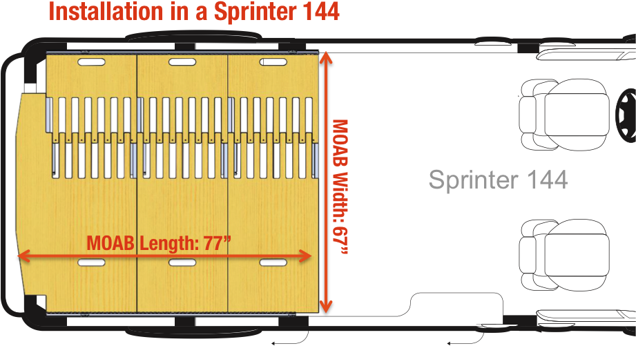 Moab Sprinter Modular Elevator Bed Van Build, Ruv (936x530), Png Download