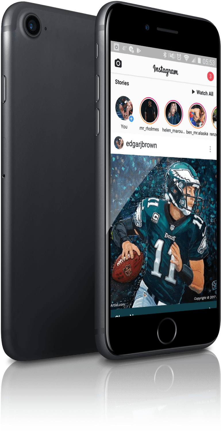 Edgar J Brown Instagram (888x1773), Png Download